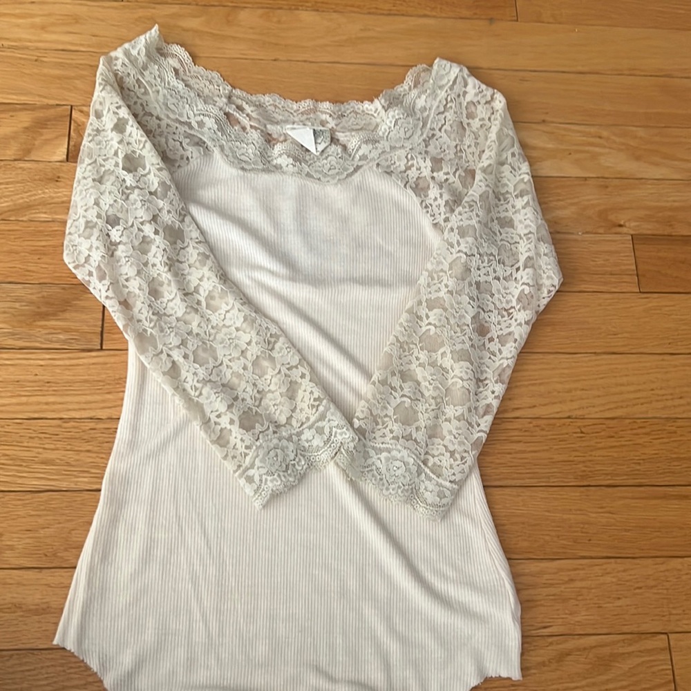 Free people 3/4 length top